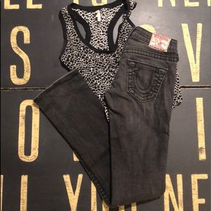 True Religion Johnny Big T Straight Leg